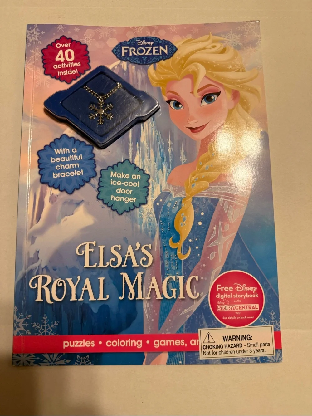 Disney Elsa's Royal Magic Activity‎ Book - Blue, Gold, White